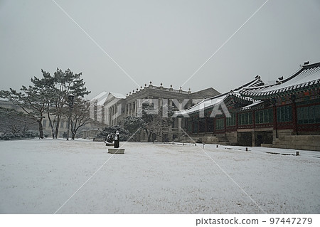 雪天的德壽宮風光 雪天的德壽宮風光 97447279