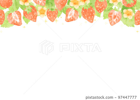 Beautiful strawberry background illustration 97447777