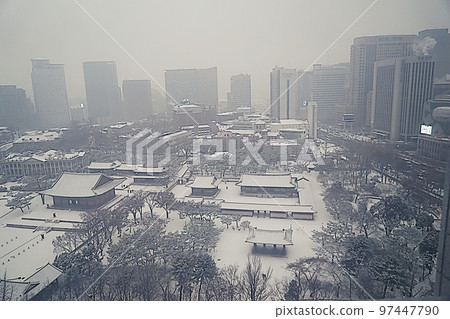 雪天的德壽宮風光 97447790