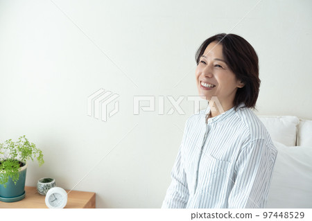 waking up middle-aged women waking up middle-aged women 97448529