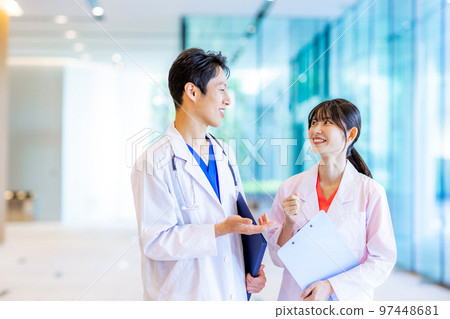 Doctor man and woman photography cooperation "LINK FOREST" Doctor man and woman photography cooperation "LINK FOREST" 97448681