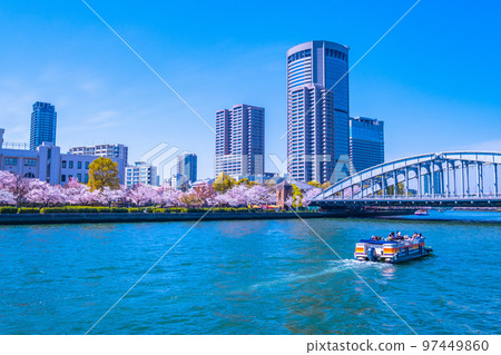 Okawa Cherry Blossoms and Osaka Amenity Park 97449860