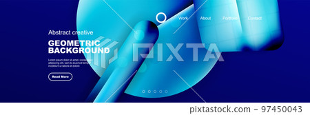 Abstract background for your landing page design. Web page for website or mobile app wallpaper 97450043