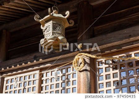 Shrine hanging lanterns 97450435