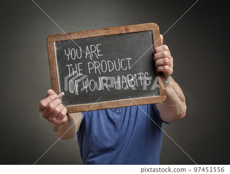 you are the product of your habits 97451556