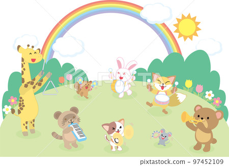 Animals Concert_Forest Concert_Rainbow 97452109