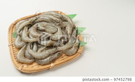 fresh grass shrimp fresh grass shrimp 97452798
