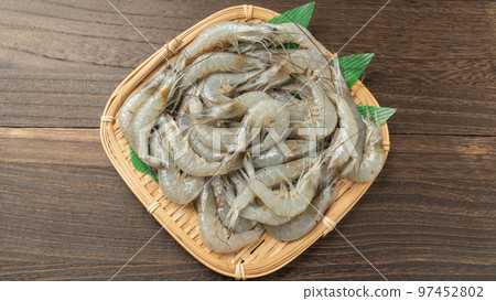fresh grass shrimp fresh grass shrimp 97452802