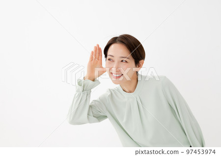 聽女白人背景 97453974