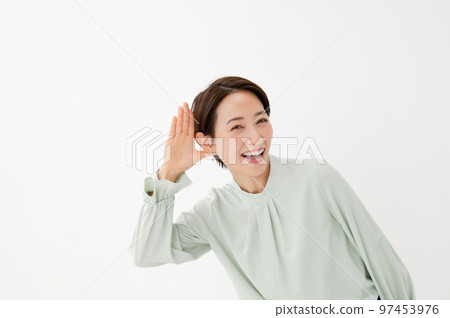 聽女白人背景 97453976