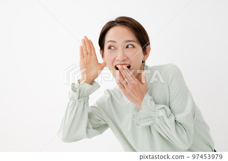 聽女白人背景 97453979