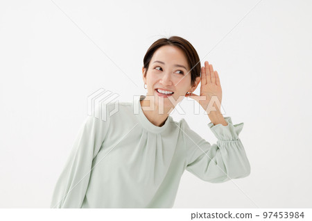 聽女白人背景 97453984