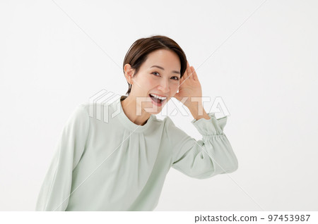 聽女白人背景 97453987