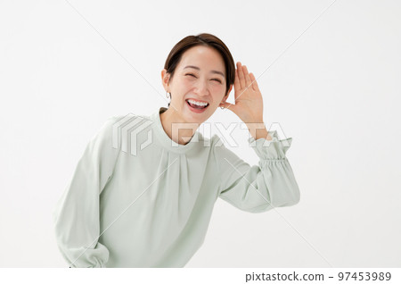 聽女白人背景 97453989