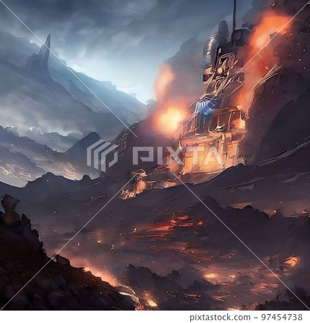 奇幻藝術懸崖基地入口 97454738