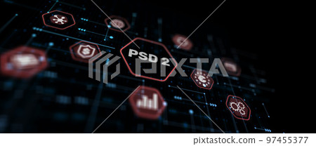 PSD2 Concept . Open banking. Payment Service Directive PSD 2 PSD2 Concept . Open banking. Payment Service Directive PSD 2 97455377