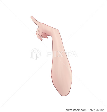 arm with index finger arm with index finger 97456484