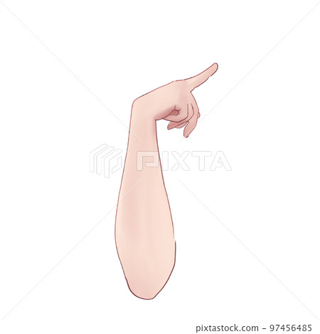 arm with index finger arm with index finger 97456485