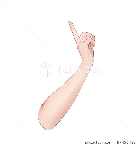 手臂用食指 97456486