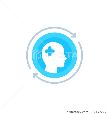 Rehab or recovery vector icon 97457227
