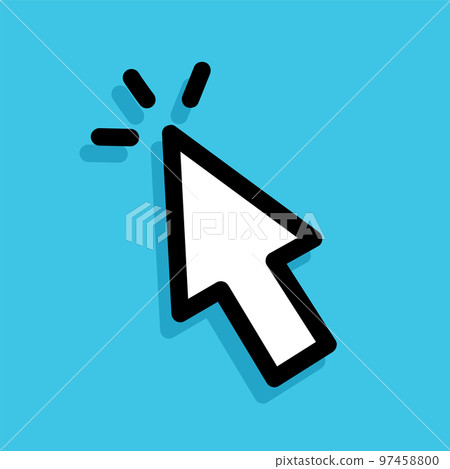arrow pointer symbol icon illustration arrow pointer symbol icon illustration 97458800