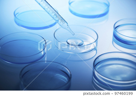 Science lab with beaker and dropper Science lab with beaker and dropper 97460199