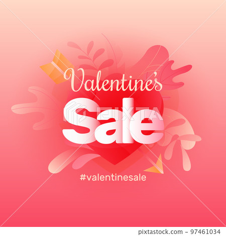 Valentines Sale Banner Valentines Sale Banner 97461034