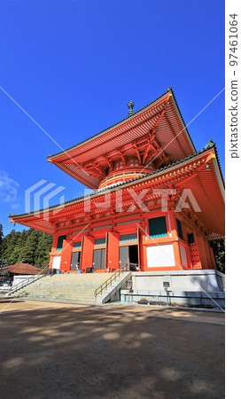 Kongobu-ji Temple Konpon Daito (Koya Town, Wakayama Prefecture) 97461064