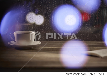 A relaxing break with fragrant coffee A relaxing break with fragrant coffee 97461541