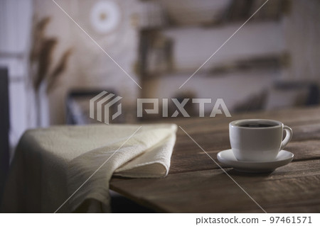 A relaxing break with fragrant coffee A relaxing break with fragrant coffee 97461571