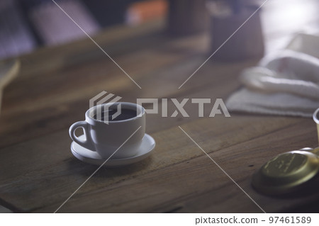 A relaxing break with fragrant coffee A relaxing break with fragrant coffee 97461589