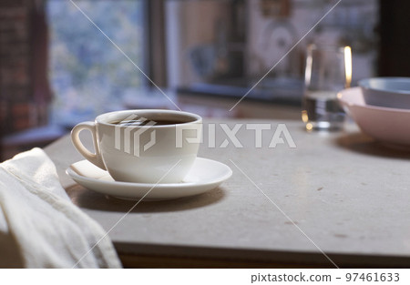 A relaxing break with fragrant coffee 97461633