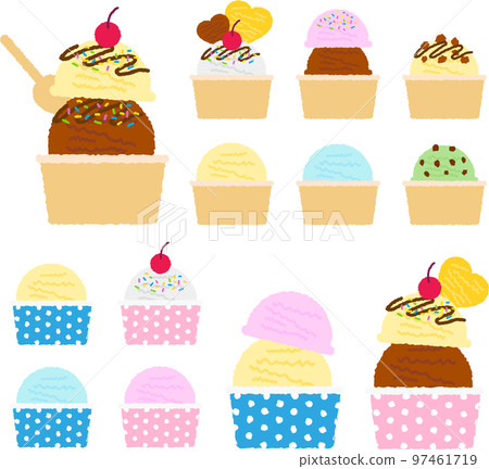 ice cream cup 97461719