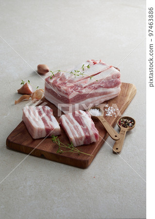 Juicy and appetizing pork and beef steak Juicy and appetizing pork and beef steak 97463886