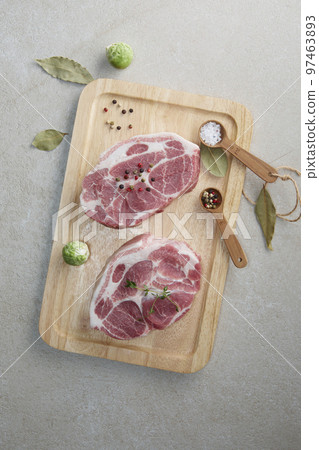 Juicy and appetizing pork and beef steak Juicy and appetizing pork and beef steak 97463893