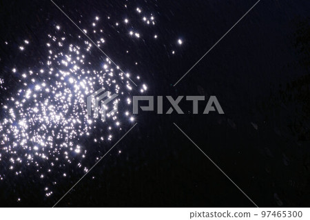 Flowing water and reflection of sunlight December 97465300