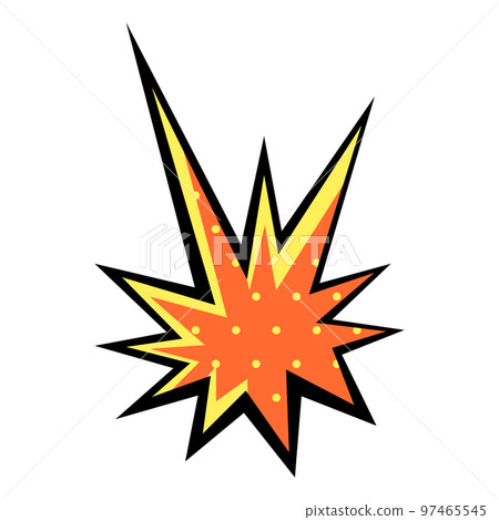 Illustration of comic explosion. Cartoon pop art creative image. Illustration of comic explosion. Cartoon pop art creative image. 97465545