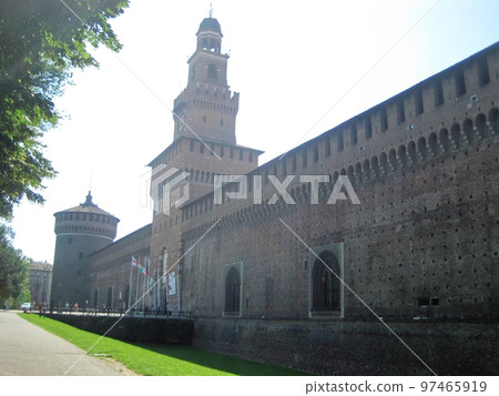 Sforzesco Castle in Milan, Italy Sforzesco Castle in Milan, Italy 97465919