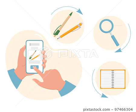 Online Stationery Store School E-commerce Order 97466304