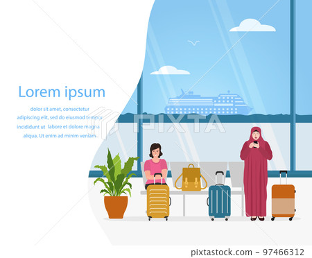 Muslim People Sea Port Cruise Tourist Travel 97466312