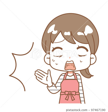 女人做吐槽的插圖 女人做吐槽的插圖 97467190