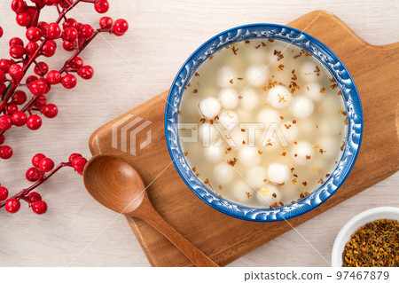 glutinous rice balls winter solstice white small glutinous rice balls osmanthus Tangyuan Tang yuan タンユエン 団子 glutinous rice balls winter solstice white small glutinous rice balls osmanthus Tangyuan Tang yuan タンユエン 団子 97467879