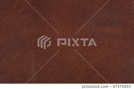 Brown leather texture close up. 97470893