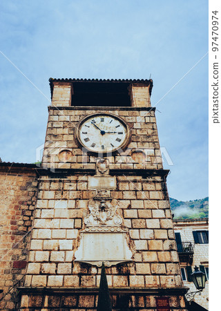 Montenegro Kotor clock tower 97470974