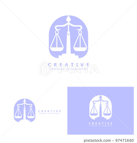 Law Logo, Scales Justice Vector, Design For Pawnshop Brands, Law, Attorney, Financial Institutions 97471680