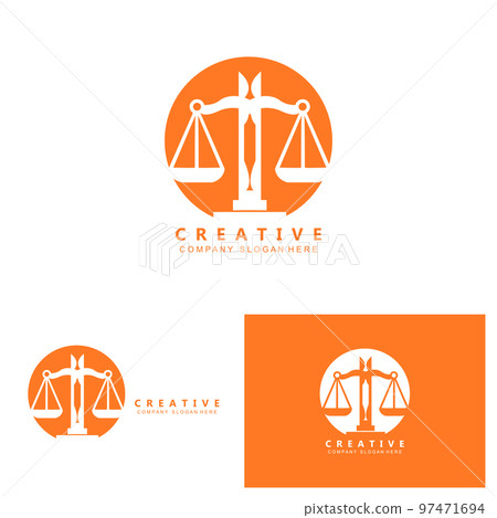 Law Logo, Scales Justice Vector, Design For Pawnshop Brands, Law, Attorney, Financial Institutions Law Logo, Scales Justice Vector, Design For Pawnshop Brands, Law, Attorney, Financial Institutions 97471694