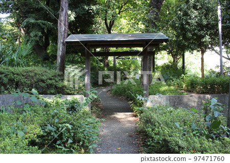 Entrance of park Entrance of park 97471760
