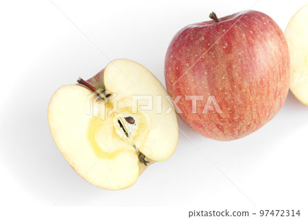 蘋果和它的橫截面 97472314