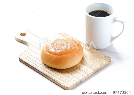 Anpan and coffee light meal Anpan and coffee light meal 97473864