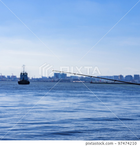 東京灣碼頭釣魚【戶外休閒形象】 東京灣碼頭釣魚【戶外休閒形象】 97474210